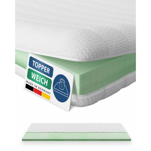 AM Qualitätsmatratzen | Basic Komfortschaum-Topper 110 x 200 cm