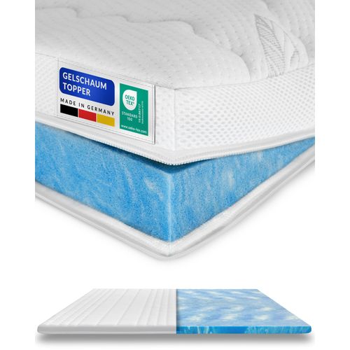 AM Qualitätsmatratzen | Premium Gelschaum-Topper 120 x 210 cm