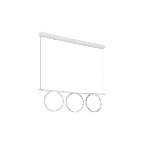 Kronleuchter Deckenleuchte Loop Weiss 60W Led Pendelleuchte Hängelampe Deckenlampe