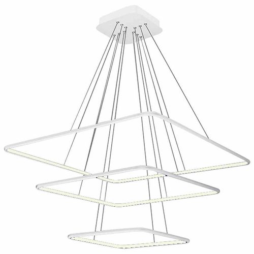 Kronleuchter Deckenleuchte Hängelampe Nix Weiss 117W Led Deckenlampe
