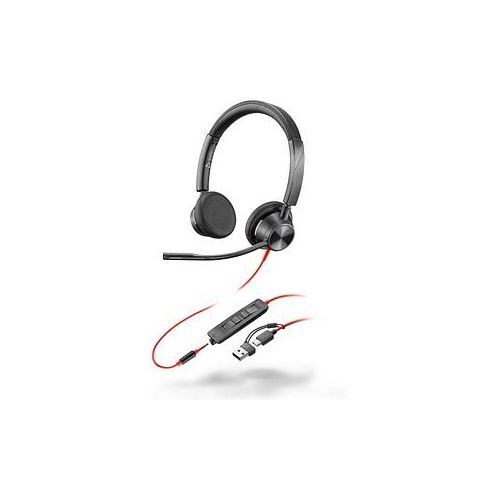 poly Blackwire 3325 Headset schwarz