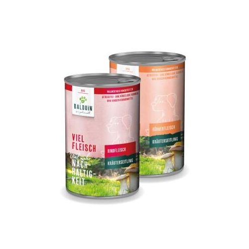 BALDUiN Hund Mix-Paket 1 Rind & Huhn 12x400g