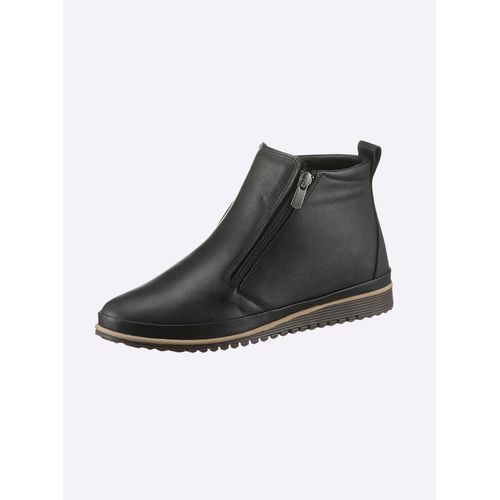 Stiefelette ANDREA CONTI, Damen, Gr. 36, schwarz, Leder, Glattleder, Rindsleder, sportlich, Schuhe