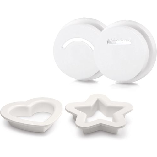 Philips Keks-Formscheiben »HR2455/09«, in Stern- und Herzform