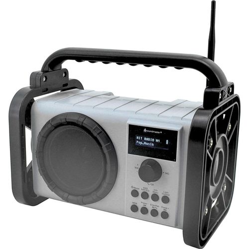 DAB80SG Baustellenradio DAB+ Bluetooth Akku IP44 spritzwassergeschützt