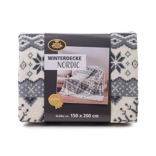 Decke NORDIC silber