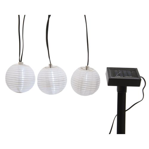 Lichterkette LED LAMPION weiß