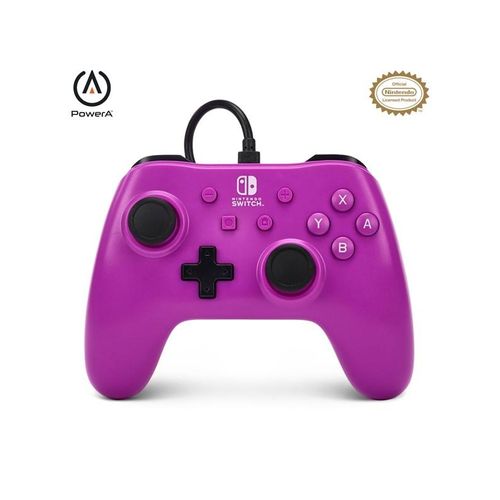 PowerA Wired Controller for Nintendo Switch - Grape Purple - Wired Controller - Nintendo Switch