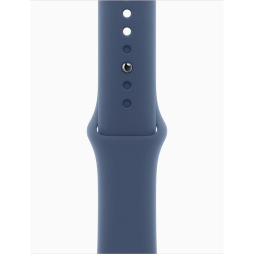 Apple Watch S10 Cell/42mm/Silber/Sportband/Denim/-M/L