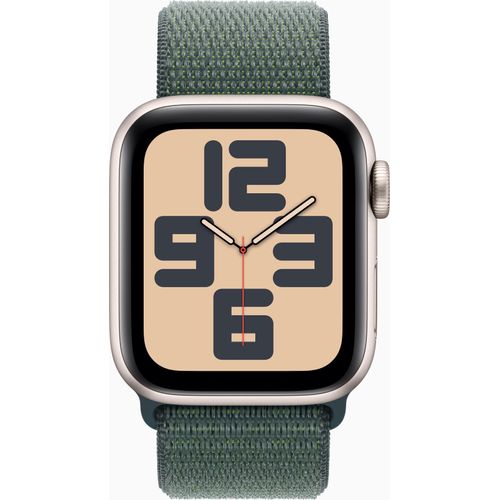 Apple Watch SE Cell/40mm/Sternenlicht/Sportband/Seegrün