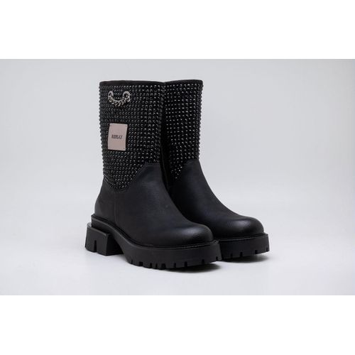 Replay Stiefel »BRIGHT«, Bikerboots, Plateaustiefel mit trendigen Metallic-Details