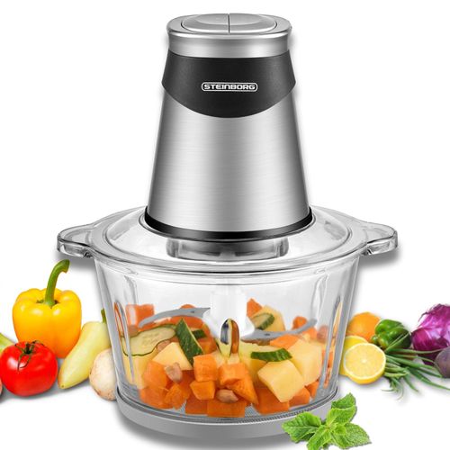 Steinborg Zerkleinerer elektrisch 500W 1,8L mit Glasbehälter