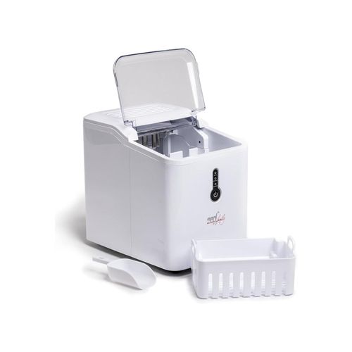 CUBIK Eismaschine – Kompressor, 12 kg Eis pro Tag, 1,5 L Wassertank