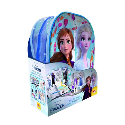 Lisciani 92925 - Frozen Mal- und Zeichenschule mit Rucksack Malbuch malen zeichnen Kinder