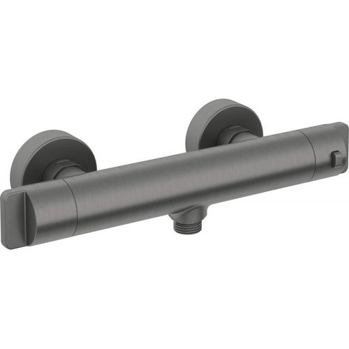 Duscharmatur, thermostatisch Zweigriff, Titanium