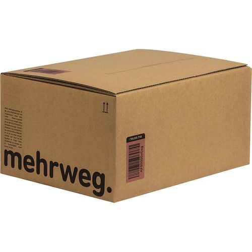 ratioform terra Mehrweg-Automatikkarton, für reuse.me-System, Innenmaße 394 x 294 x 190 mm, VE 10 Stk