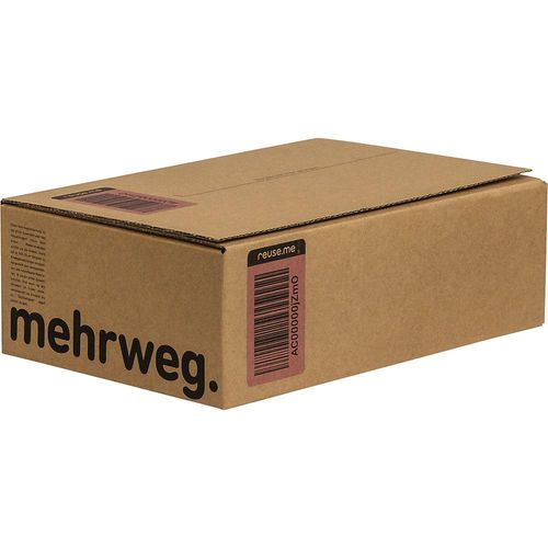 ratioform terra Mehrweg-Automatikkarton, für reuse.me-System, Innenmaße 294 x 194 x 90 mm, VE 20 Stk, ab 50 VE
