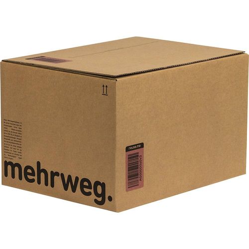 ratioform terra Mehrweg-Automatikkarton, für reuse.me-System, Innenmaße 394 x 294 x 240 mm, VE 10 Stk, ab 50 VE