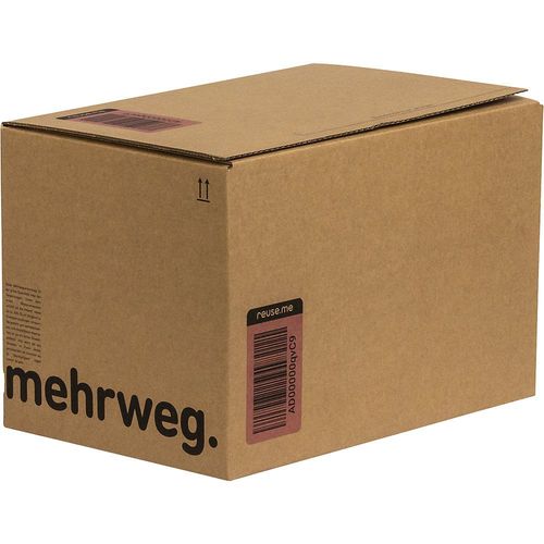 ratioform terra Mehrweg-Automatikkarton, für reuse.me-System, Innenmaße 294 x 194 x 190 mm, VE 20 Stk, ab 50 VE