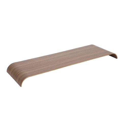 AYTM Tablett Curva, walnussfarben, 81 x 25 x 5 cm, Holz