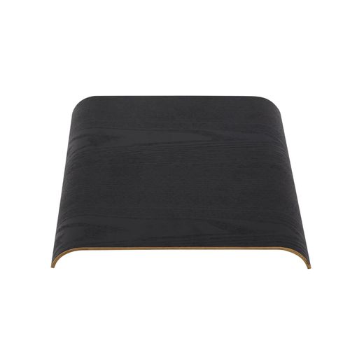 AYTM Tablett Curva, schwarz, 33 x 32 x 4 cm, Holz