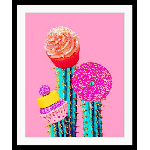queence Bild »Selina«, Süssspeisen-Süssigkeiten-Kunst-Essen-Lebensmittel-Pflanzen-Pflanzenbilder, HD Premium Poster-Druck inkl. Holzrahmen