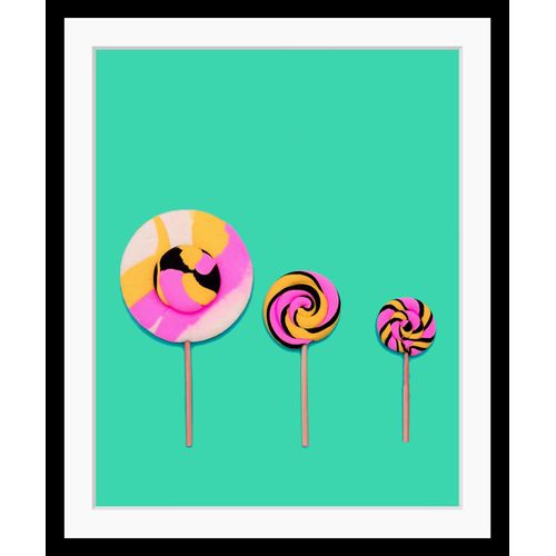 queence Bild »Shamira«, Süssigkeiten-Essen-Lebensmittel-Kunst, HD Premium Poster-Druck inkl. Holzrahmen
