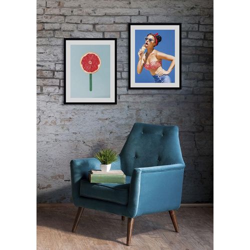 queence Bild »Daniela«, Frau-Bilder von Frauen-Art-Kunst-Fashion-Mode-Magazincover-Süssigkeiten, (1 St.), HD Premium Poster-Druck inkl. Holzrahmen