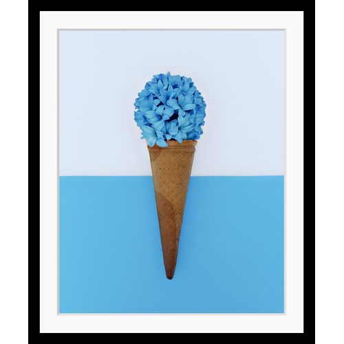 queence Bild »Kira«, Eis-Süssigkeiten-Süssspeisen-Pflanzen-Pflanzenbilder-Humor-Blumen, HD Premium Poster-Druck inkl. Holzrahmen