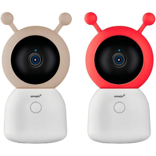 OMAJIN BY NETATMO Überwachungskamera "Babyphone OBC-01-EC", bunt (weiß, schwarz, beige), B:8cm H:15cm T:8cm, Überwachungskameras