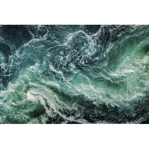 Leinwandbild QUEENCE "Aqua", grün (farbe bild(er): grün), B:90cm H:60cm, Canvas, Holzrahmen, Bilder, Akustikbild mit sehr guten Schallabsorptions-Eigenschaften