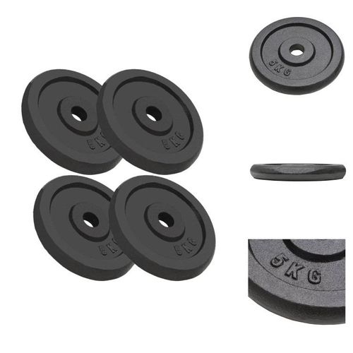 vidaXL Hantelscheiben 4 Stk. 4x5 kg Gusseisen - Hanteln & Gewichte