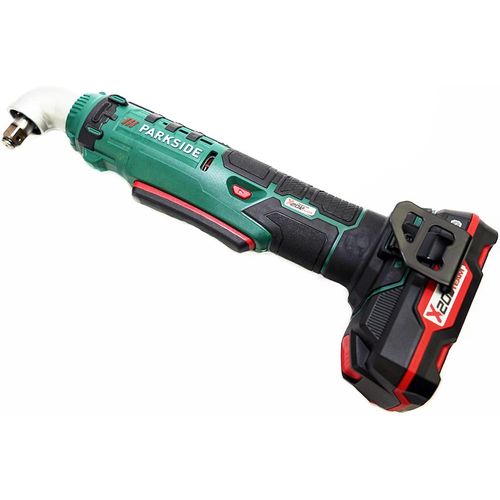 Parkside 20V Akku Winkelschlagschrauber PAWS 20 A1 Winkel Schlagschrauber 1/2 Zoll inkl. Akku (2Ah) u. Ladegerät