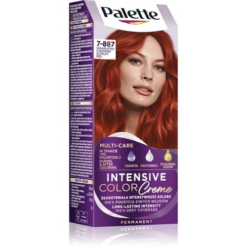 Schwarzkopf Palette Intensive Color Creme coloration cheveux permanente teinte 7-887 (RV6) Scarlet Red 1 pcs