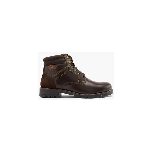 Leder Schnürboots - Herren - dunkelbraun - 41