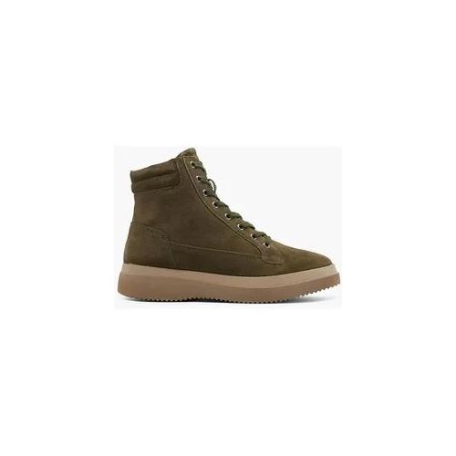 Leder Schnürboots - Herren - khaki