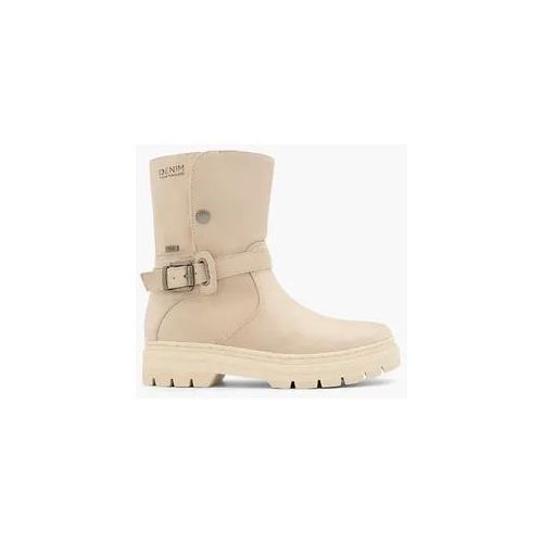 Boots - Damen - beige