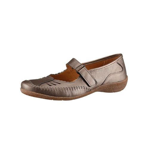 Ballerina ACO, Damen, Gr. 41, braun (bronzefarben), Glattleder, sportlich, Schuhe