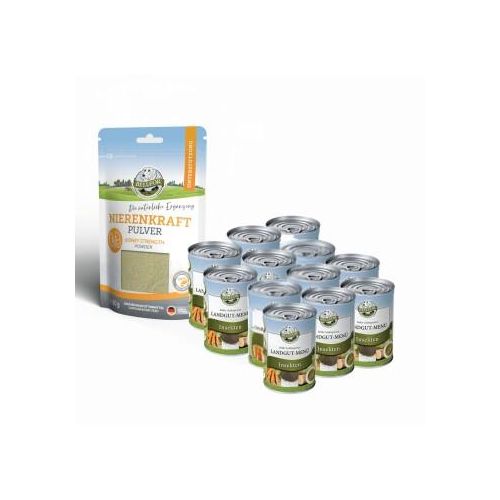 Bellfor Sparset Nr. 10 - Landgut-Menü 2x 6x400g + Nierenkraft Pulver 80g