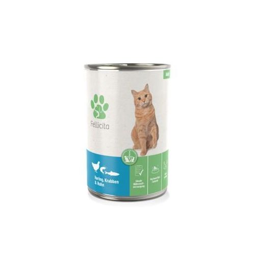 Fellicita Hering, Krabben & Huhn 6x 400g