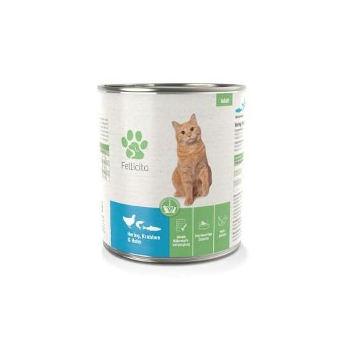 Fellicita Hering, Krabben & Huhn 6x 800g