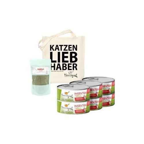 I love my cat Sparset mit Nassfutter mit Insekten für übergewichtige
