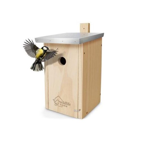 WILDLIFE HOME Nistkasten mit Metalldach 32mm Einflugloch