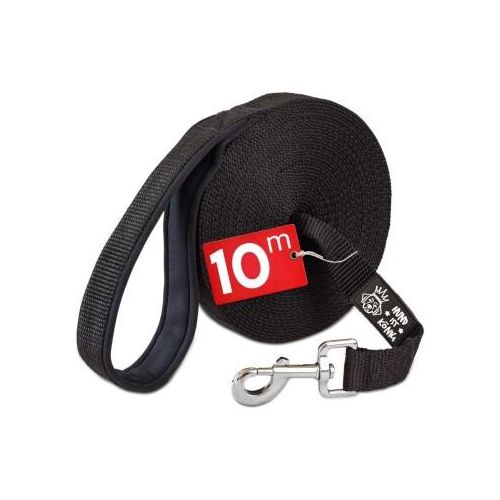 HUND IST KÖNIG 10m Schleppleine Hund - Schleppleine 10m für Hunde mit gepolsterter Handschlaufe