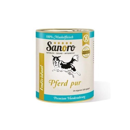 Sanoro Pures Muskelfleisch vom Pferd 6x800g