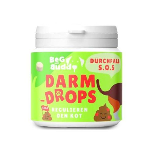 BeG Buddy Magen & Darm Tabletten Hund, Präbiotika zum Darmaufbau, Verdauung, Durchfall 90g