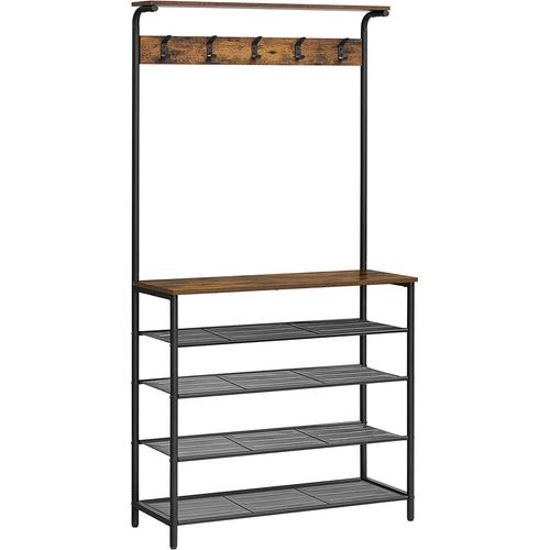 Wäscheständer, 80x31.5x183.5cm, Schwarz