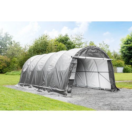 Folien Autogarage, ca. 360 x 610 x 250 cm - Grau