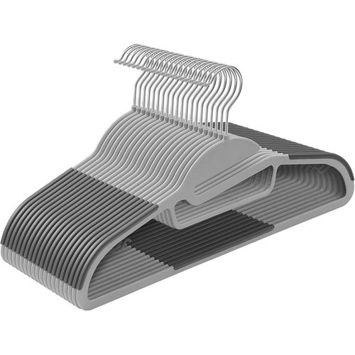 Plastikkleiderbügel, 41.5x22.5x0.5cm, grau