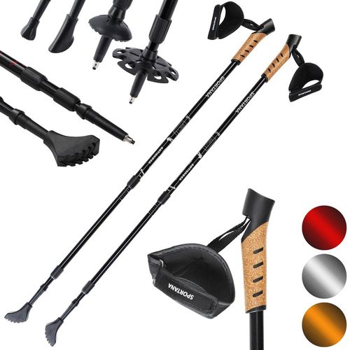 Nordic Walking Stöcke 68 – 135cm grau